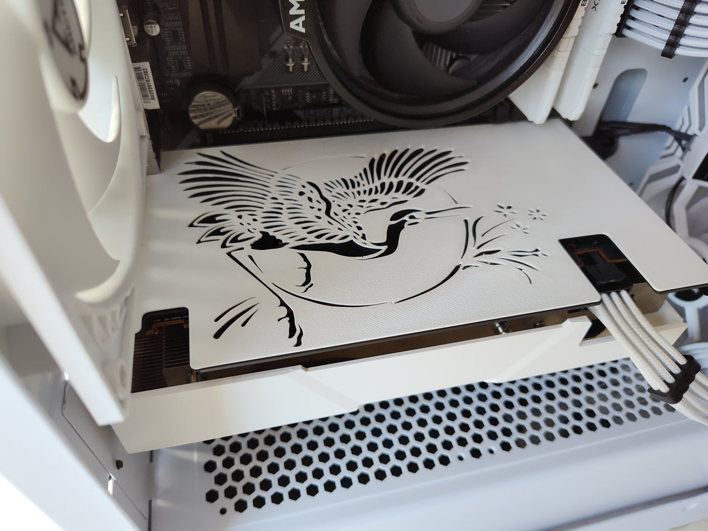 White Body für rx6600 rx6650 (xt)PowerColor Hellhound